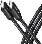 AXAGON Cablu de date incarcare AXAGON BUCM3-CM15AB USB-C la USB-C 3.2 Gen1 1.5m PD 60W 20V 3A (BUCM3-CM15AB)