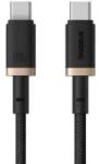 Baseus Cablu alimentare si date Baseus P10377803U01-00 Dura Fast Charging Data USB Type-C la USB Type-C 100W certificat 1m galben+negr (P10377803U01-00)