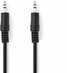 Nedis Cablu audio Jack Stereo 3.5 mm tata - 3.5 mm tata 1.5m Nedis (CAGP22000BK15) - balutatech