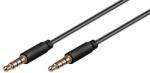 Goobay Cablu 4 pini 3.5 mm stereo 2m tata-tata Goobay (63830) - balutatech