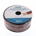 Well Cablu difuzor rosu negru 2x0.35mm CCA Well LSP-CCA0.35BR-100-WL (LSP-CCA0.35BR-100-WL)
