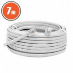 MNC Cablu telefon RJ11 7m Fisa modulara 6P4C - fisa modulara 6P4C alb 20302 (20302) - balutatech