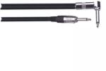 IBIZA Cablu chitara Jack 6.35 mm tata la Jack 6.35 mm 90 grade tata 3m ibiza (CG3B)