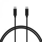 Choetech Cablu USB Type C la USB Type C 3A Choetech CC0002 1m negru (18634)
