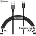 Baseus Cablu Baseus CATYS-B01 USB - Tip C 1m 66W 6A PD2.0 negru (22663)