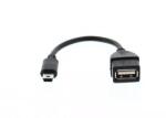 Well Cablu adaptor OTG USB mama - mini USB tata cablu 8cm Well (17373)
