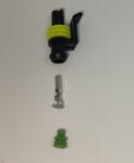 TE Connectivity Set conector cablu Superseal 1.5 mama mufa 1 pin 1 pin inclus + 1 garnitura inclusa IP67 TE Connectivity 282079-2-SET-F (282079-2-SET-F) - balutatech