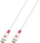 SKROSS Cablu USB-C - USB-C PD100W 1.2m alb Skross SKCA0019C-C120CN (SKCA0019C-C120CN)