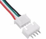 Cablu cu conectori 4pini JST pas 2.54mm mama + tata PCB (21993)