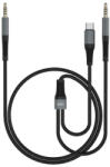 XO Cablu Jack 3.5 mm - USB type C + Jack 3.5 mm 1m negru XO-NB178B (XO-NB178B) - balutatech