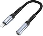 BWOO Adaptor audio Lightning tata - JACK 3.5 mm mama 10cm negru BWOO BO-BZ48 (BO-BZ48) - balutatech