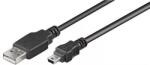 Goobay Cablu USB2.0 A mufa tata - USB B mini USB mufa tata 5m Canon Goobay (50769) - balutatech