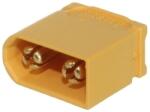 AMASS Mufa alimentare DC XT60 tata 30A 2 pini pe cablu lipire galbena AMASS XT60U-M (XT60U-M)