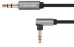 Krüger&Matz Cablu Jack 3.5 mm tata - tata 90 grade 1m BASIC KrugerMatz (KM1232)