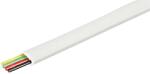 Goobay Cablu telefonic 10m 4 fire alb plat cupru AWG30 Goobay 50268-10 (50268-10) - balutatech