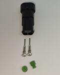 TE Connectivity Set conector cablu Superseal 1.5 tata mufa 2 pin 2 pini inclusi + 2 garnituri incluse IP67 TE Connectivity 282104-1-SET-M (282104-1-SET-M) - balutatech