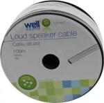Well Cablu difuzor 10m CCA alb 2x0.75mm Well LSP-CCA0.75WE-100-WL-10 (LSP-CCA0.75WE-100-WL-10) - balutatech