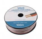 Well Cablu difuzor rosu negru 2x0.5mmp CCA Well LSP-CCA0.50BR-100-WL (LSP-CCA0.50BR-100-WL)