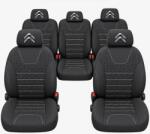 AutoHelix MSA Set Huse Scaune Universale Individuale 5 Locuri Compatibile cu Citroen Grand C4 Picasso (HUS5.1)
