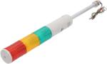 Qlight Coloană de semnalizare LED roșu/ambră/verde 24V (ST56LF-BZ-3-24-RAG)