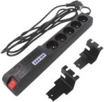 HSK Data Prelungitor 5 prize cu protecție la supratensiune (ACAR 504WF RACK 3M)