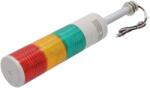 Qlight Coloană de semnalizare LED 24V roșu/ambră/verde (ST80LF-BZ-3-24-RAG)