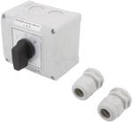 SPAMEL Comutator cu came 3 poziții 25A IP65 (SK25-3.8368OB13)