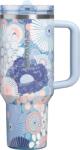 STANLEY Pahar termic cu pai Quencher ProTour Blue Dream Wildflower 1, 18 l (10-12486-1383)