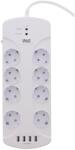 Well Prelungitor Well 8 prize + 4 USB, 3 m, 3680W (1057226)
