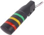 IDEC Coloană de semnalizare LED roșu/galben/verde (LD6A-3WQB-RYG)