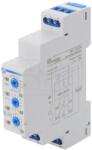Novatek Electro Timer Electronic DPDT 24V pentru Șină DIN (REV-120 24V)