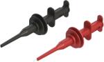 CAL TEST Clips de măsurare cu cârlig CAL TEST 5A 8kV 4mm, set 2 bucăți, negru și roșu (CT4402)
