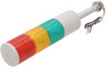 Qlight Coloană de semnalizare LED 24V roșu/ambră/verde (ST80LF-3-24-RAG)