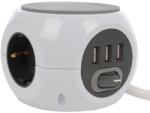 Unitec Prelungitor Unitec 3 prize + 3 USB, 3680 W (1048155)