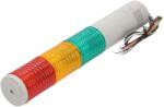 Qlight Coloană de semnalizare LED 24V roșu/ambră/verde (ST56MLF-BZ-3-24-RAG)