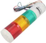Qlight Coloană de semnalizare LED roşu/ambră/verde (QTG50MLF-3-24-RAG)
