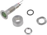 MARL Lampă LED plată verde 3, 2VDC Ø6, 1mm IP67 MARL (520-324-04)