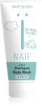 Naïf Baby & Kids 2-in-1 gyermek tisztító gél és sampon parfümmentes 200 ml