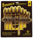 BOMBER Set surubelnite Bomber, SL/PH/PZ, 8 bucati (VLG072340) Surubelnita