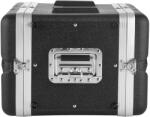 VEVOR 6U rack szekrény, mélység 310 mm, ABS műanyag, levehető fedelek, süllyesztett zárak