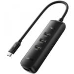 UGREEN Hub USB-C UGREEN CM416 (10916), 4 x USB-A 3.0, Negru - gsmboutique