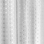 JACQUARD Perdea de Dus Jacquard Model Romburi, Alb, Marime 180 180 cm, Poliester si Polipropilena, 12 Inele Incluse Covor baie