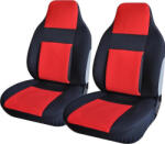 Autoline Huse Față Auto 2buc Poliester Easy Fit Roșu / Negru 9990000007813 (9990000007813)