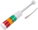 PATLITE Coloană semnalizare LED roşu/ambră/verde (LR6-302PJNW-RYG)