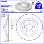DELPHI Disc frana DELPHI BG5077C (BG5077C) - fixbox