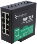 BRAINBOXES Modul automatizare switch Ethernet 8 porturi, neadministrabil, 5÷30VDC (SW-518)