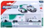 Simba Toys Majorette Set Remorca De Politie Dubai Deluxe Mercedes Amg G63 Si Masinuta Nissan Gt-R R35 (8503103001047)
