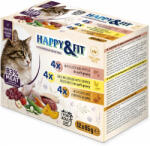 Happy Cat &Fit Cat Adult Grain Free Alutasak Multipack 3 féle ízzel 12x85g