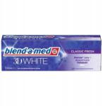 Blend-a-med 3D White fogkrém Classic Fresh 75 ml (8006540792971)
