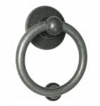 Era Products Ajtócsap Kerek Nehéz Ezüst Bull Ring 165x110mm Anglia (NX_4A606)